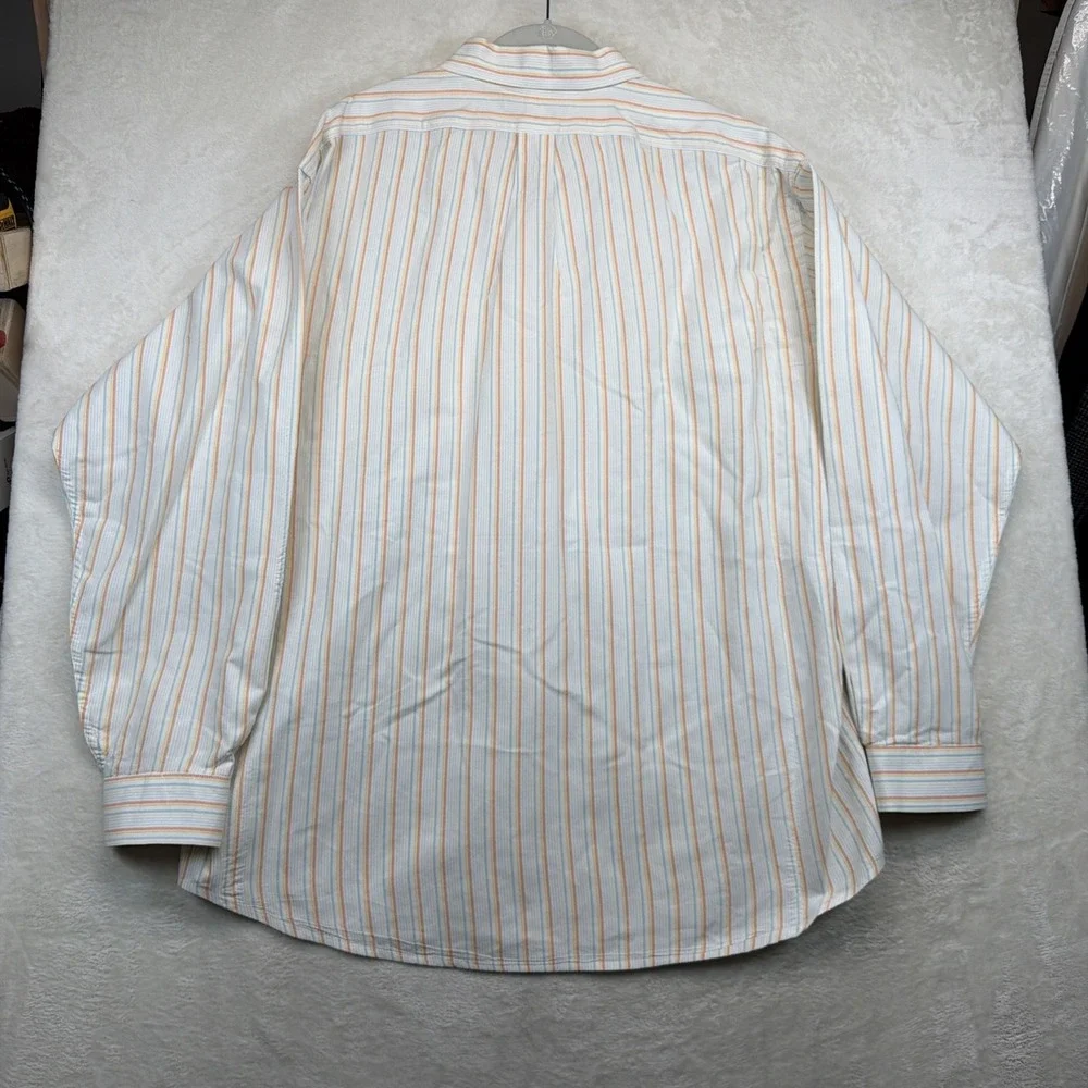 Vintage 90s Naturalife The Big Shirt Mens XL Striped Cotton Oversized Button Up